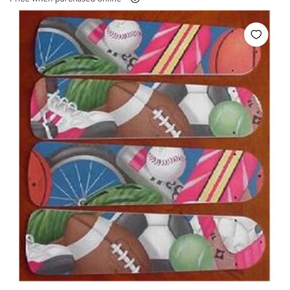 PM021023 Ceiling Fan Blades For Craft Projects. Use for Paint Canvas 🎨